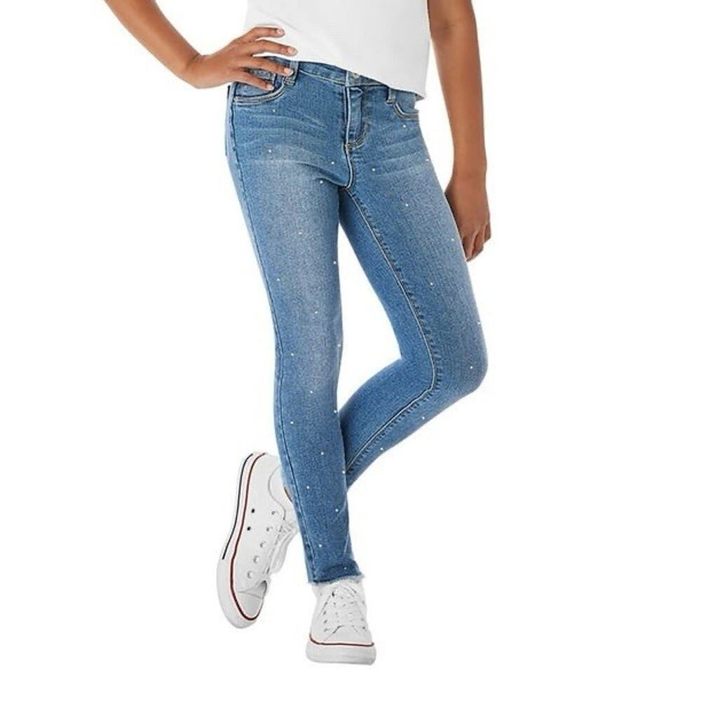 Girls Skinny Jeans Members Mark Size XL (14/16)